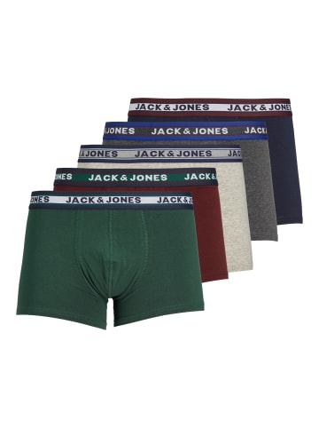 Jack & Jones Boxershorts 5er-Pack Basic Set Trunks Unterhosen JACOLIVER in Mehrfarbig