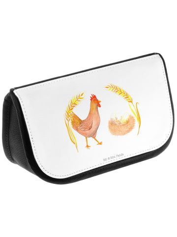 Mr. & Mrs. Panda Schminktasche Huhn Stolz ohne Spruch in Weiß