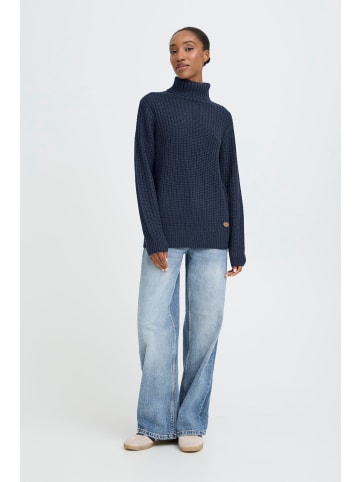 Oxmo Rollkragenpullover OXEdna in Blau