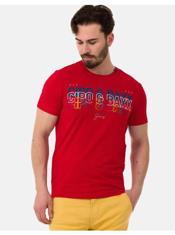 Cipo & Baxx T-Shirt CT717 in RED