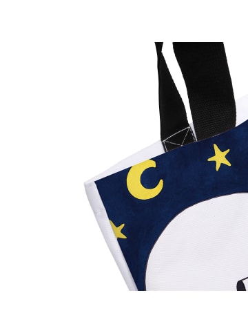 Mr. & Mrs. Panda Einkaufstasche Einhorn Sternenhimmel Design mit... in Weiß