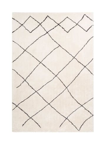 Kayoom Hochflor Teppich Orlando 525 in elfenbein - rechteckig