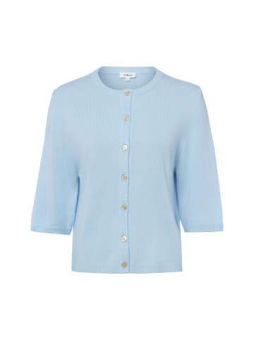 s.Oliver Strickjacke in hellblau - 0002