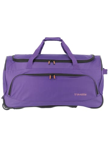 travelite Basics 2 Rollen Reisetasche 71 cm in lila