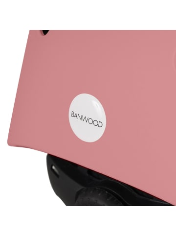 BANWOOD Helm für Kinder aus ABS-Recyclingmaterial, ab 3 Jahren, Himbeere