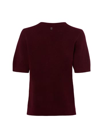 Mos Mosh Kurzarmpullover MMMape in bordeaux - 0002
