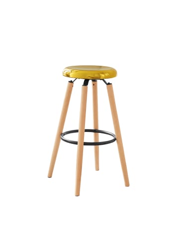 SoBuy Hocker in Metallisch-Gold - (W) 39 x (H) 73 x (L) 39 cm