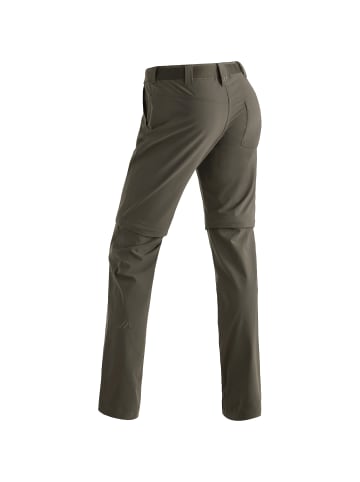 Maier Sports Zip-Hose Inara Slim in Braun