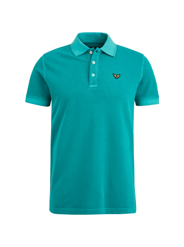 PME Legend Poloshirt PIQUE GARMENT DYE in Grün