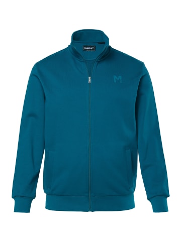 Men Plus Sweatjacke in lagunen grün
