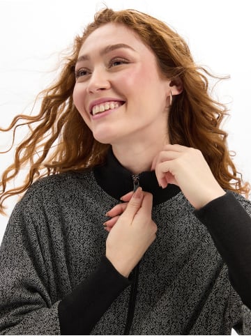 Zero  Jacke in schwarz ecru - 0001