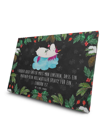 Mr. & Mrs. Panda Advents-Teekalender Einhorn Verliebt mit Spruch in Kreidetafel