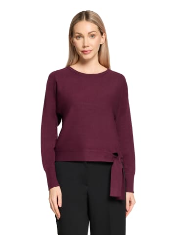 Betty Barclay Feinstrickpullover mit Fledermausärmeln in Dark Aubergine