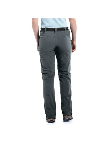 Maier Sports Zip-Hose Nata in Dunkelgrau
