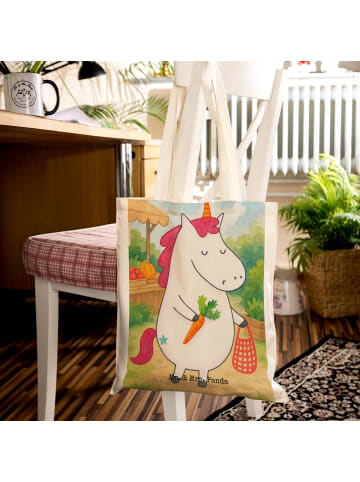 Mr. & Mrs. Panda Schultasche Einhorn Vegan Design ohne Spruch in Weiß