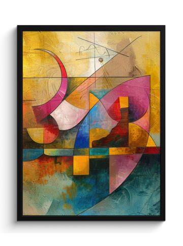 Earth Poster mit Leiste Geometrie