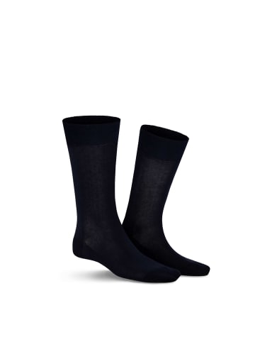 Kunert Socken Clark druckfreier Bund in Dark-navy
