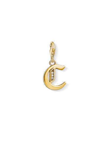 Thomas Sabo Charm-Anhänger in gold, weiß