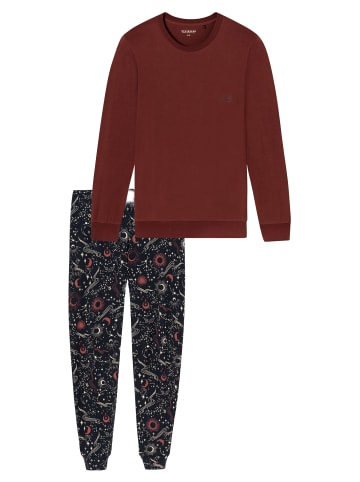 Schiesser Pyjama Family in burgund