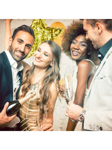 relaxdays Pinata Stern in Gold