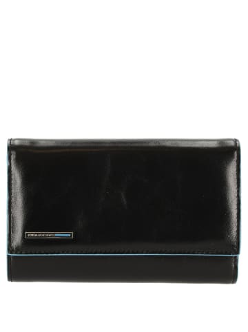 Piquadro Blue Square - Damengeldbörse 24cc 16 cm in schwarz