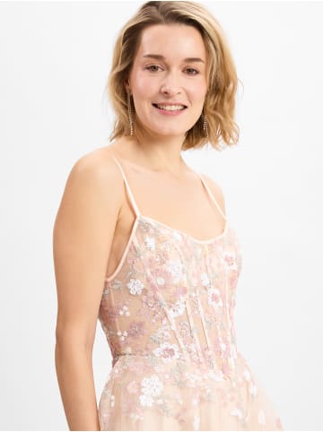 Unique Abendkleid in aprikot - 0001