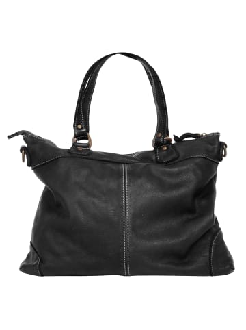 Cluty Shopper echt Leder in schwarz