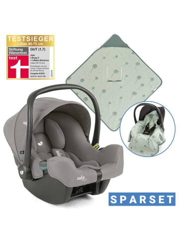 Joie Babyschale i-Snug 2 i-Size ab Geburt-13 kg in grau,gruen
