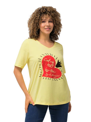 Ulla Popken Shirt in zitronengelb