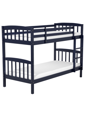 Beliani Kinderbett REVIN in Blau - (W) 97 x (H) 150 x (L) 208 cm
