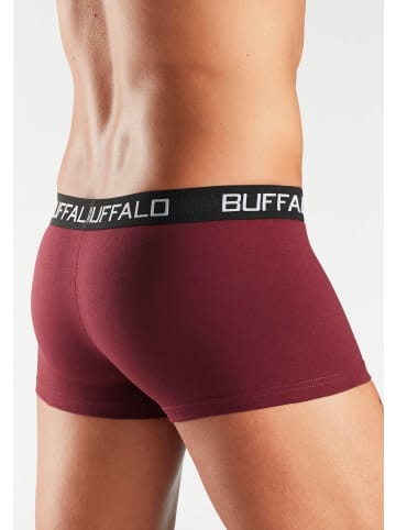 Buffalo Boxershorts in bordeaux, petrol, khaki, grau