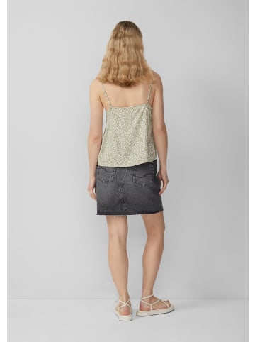 QS Bluse in 75A0_olivgrün