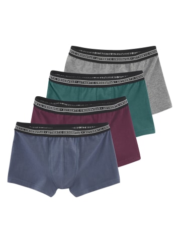 AUTHENTIC LE JOGGER Boxer in blau / petrol / grau / bordeaux