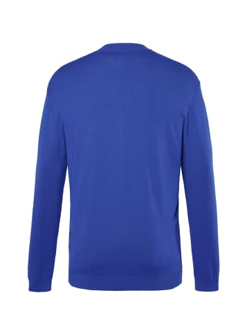 Men Plus Pullover in azurblau