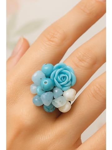 collezione alessandro Ring " Rosalia " in blau