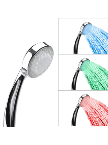 Beliani Wannenarmaturen LORDAL in Silber - (W) 8 x (H) 22 x (L) 8 cm