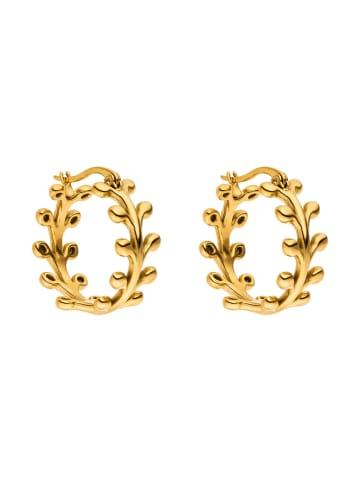 PURELEI Ohrringe Tiny Leaf Gold
