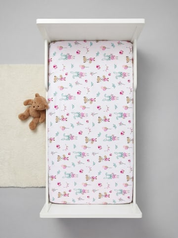 TupTam Baby Kinder Spannbettlaken 2er Pack in rosa
