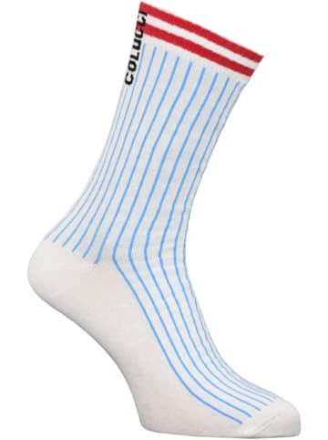 Carlo Colucci Sportsocken Cencherle in Weiß / Blau