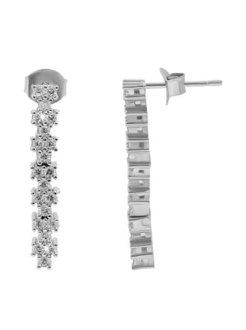 Adeliás Damen Ohrringe – Ohrstecker aus 925 Silber in silber