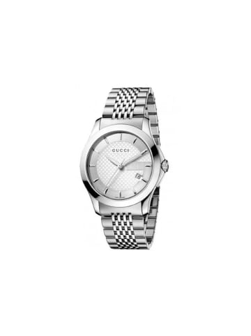 Gucci Herrenuhr G-Timeless Silber YA126401 mit Armband