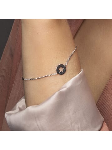 ONE ELEMENT  Stern Armband Rundankerkette aus 925 Silber   16 cm  Ø in silber