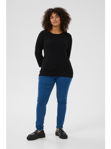 KAFFE curve Strickpullover KClizzy Regular fit in Black Deep