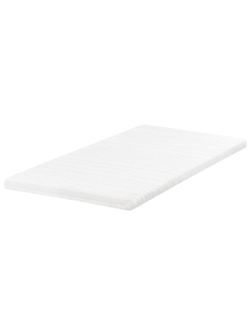 Beliani Topper DAZZEL in Weiß - (W) 90 x (H) 6 x (L) 200 cm