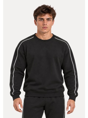 Sweatshirt Brenvaro in Schwarz