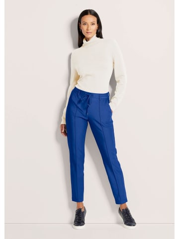 MADELEINE Stretchhose mit Tunnelzug in royalblau