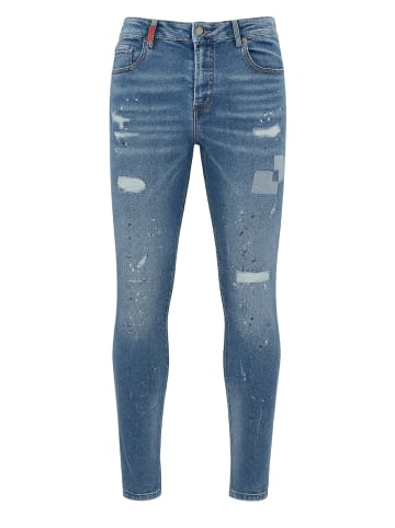 2Y Premium 2Y Premium Pablo Slim Fit Jeans in mid blue