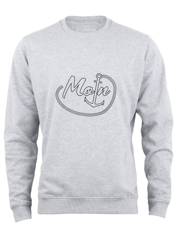 Cotton Prime® Sweatshirt Maritim - Moin in Grau-Melange