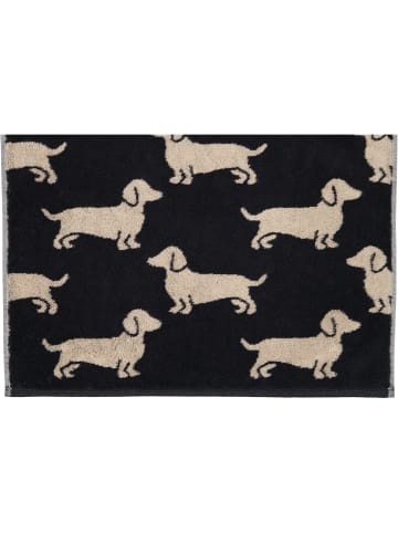 Cawö Cawö Handtücher WE LOVE DOGS 6246 Schwarz-Beige - 93 in Schwarz-Beige - 93