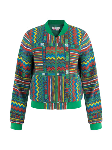 IZIA Damen Blouson in Grün Mehrfarbig